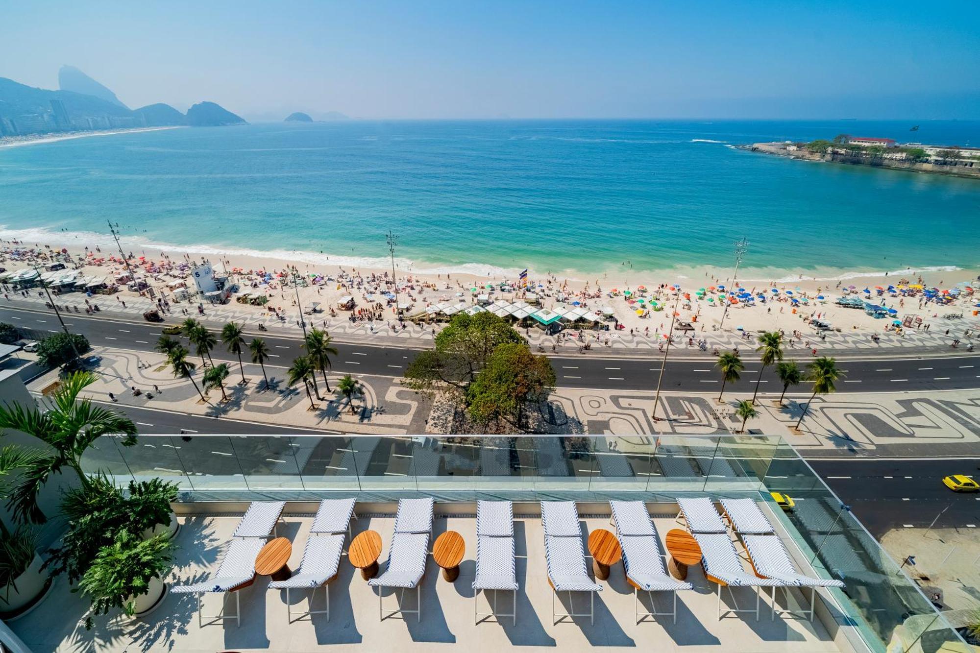 Grand Mercure Rio De Janeiro Copacabana Esterno foto View of Ipanema Beach from the hotel
